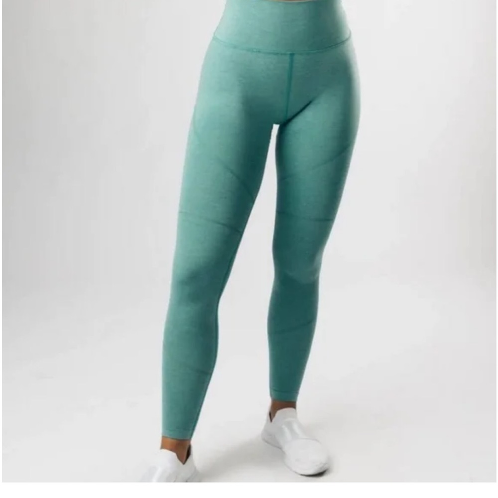 Alphalete- Small- OG Revival Jade Green High Rise Seamless Leggings